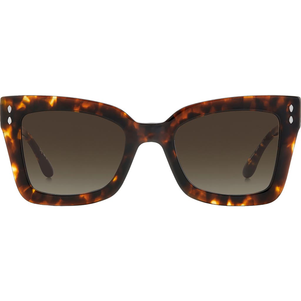 ISABEL MARANT ISABEL MARANT 52MM FLARED RECTANGULAR SUNGLASSES