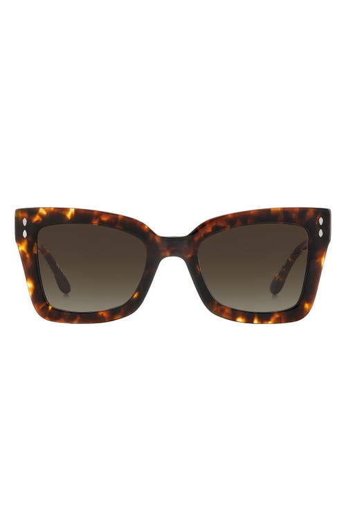 ISABEL MARANT ISABEL MARANT 52MM FLARED RECTANGULAR SUNGLASSES 