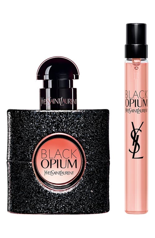 Saint Laurent Yves  2-piece Black Opium Eau De Parfum Gift Set (limited Edition) $130 Value In White