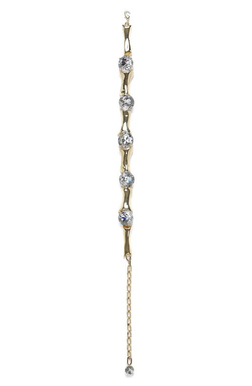 Area Bone Crystal Choker in Gold at Nordstrom