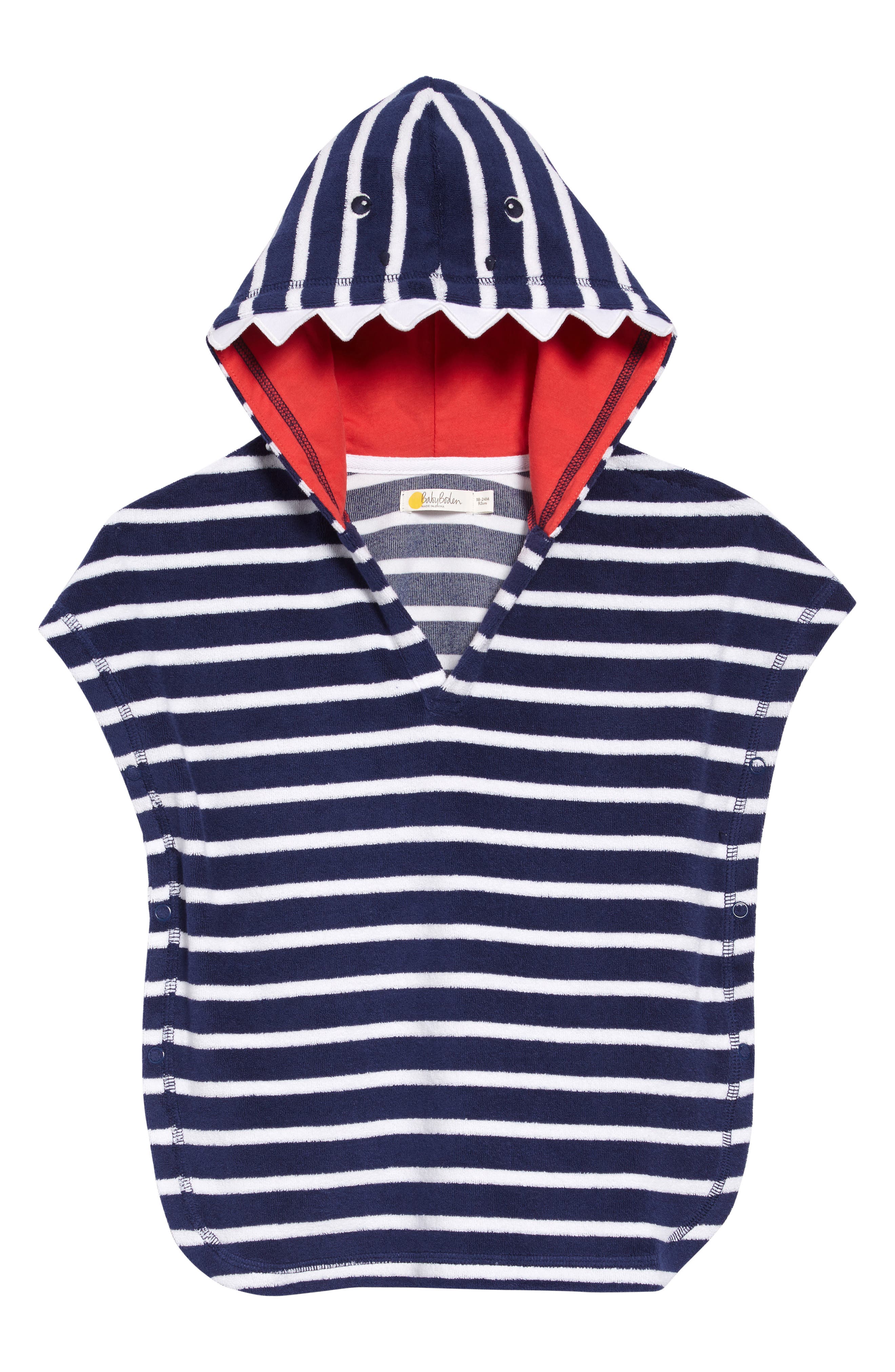 mini boden toweling hoodie