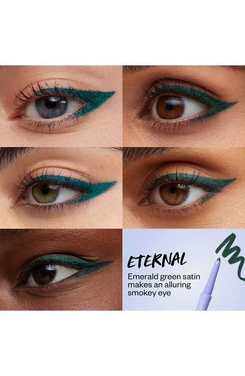 Kosas Soulgazer Intensifying Waterproof Gel Eyeliner Eternal 0.012 oz / 0.35 G In Eternal - Emerald Green Satin