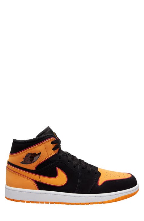 Men's Orange Casual Sneakers