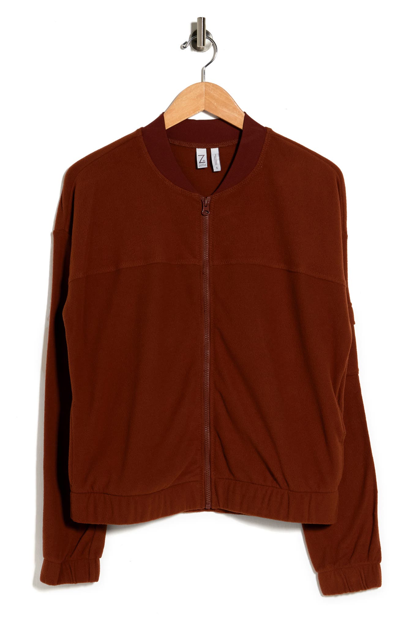 zella cozy up bomber jacket