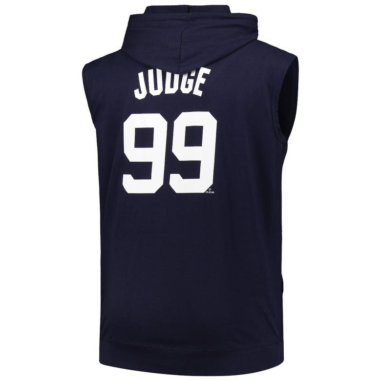 Lids Aaron Judge New York Yankees Fanatics Branded Name & Number Muscle  Tank Hoodie - Navy