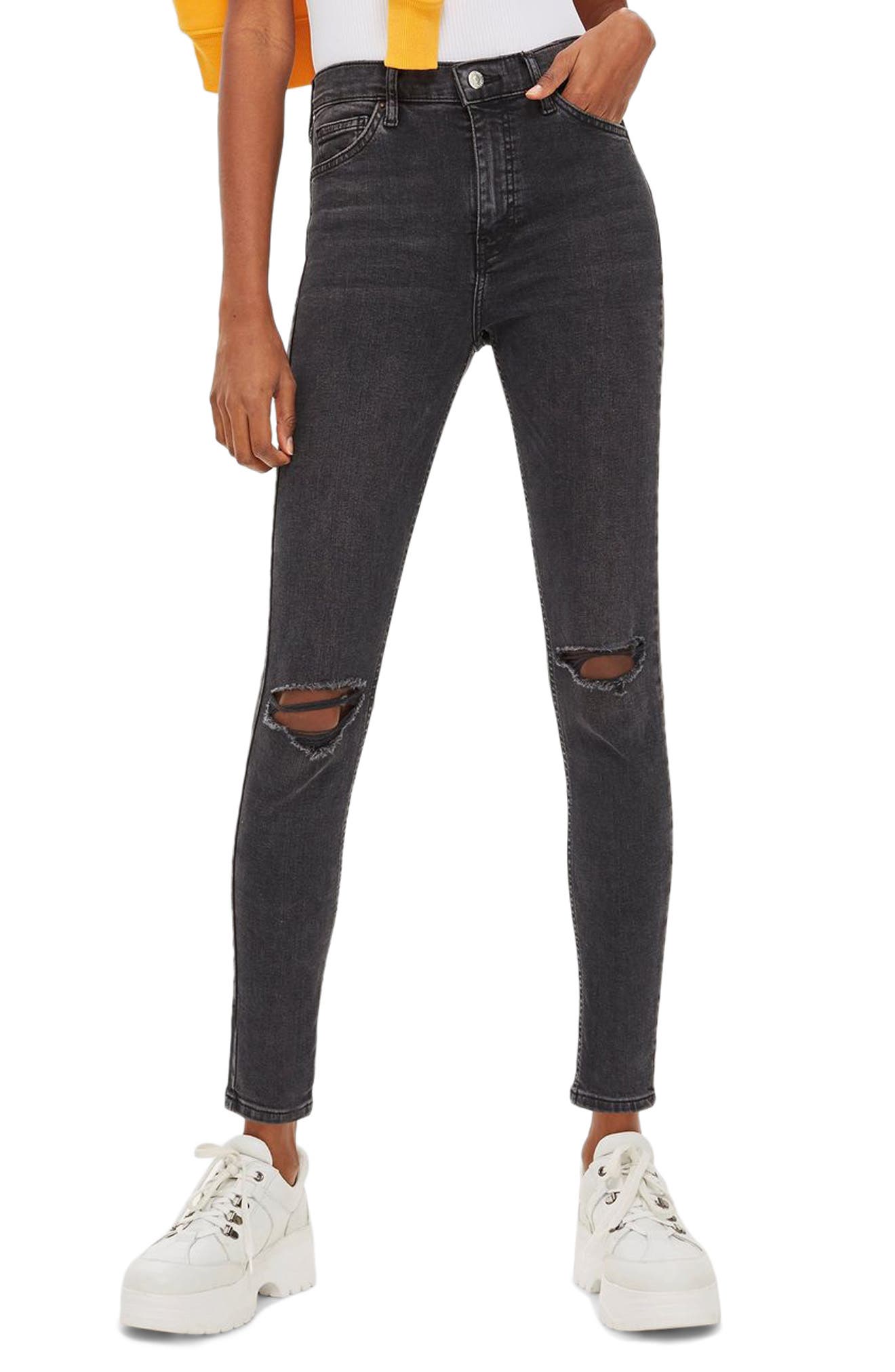 Jamie Ripped High Waist Skinny Jeans Nordstrom