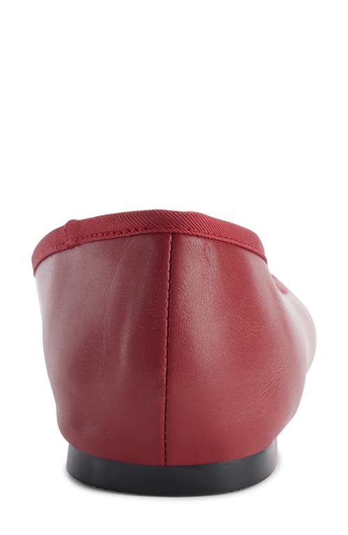 Dkny Daine Ballet Flat In Ruby Red