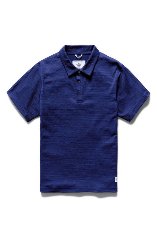 Shop Reigning Champ Solotex® Mesh Tiebreak Performance Polo In Admiral Blue