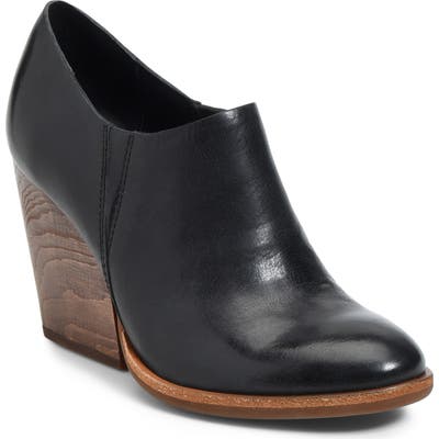 Kork-Ease Leav Demi Wedge Bootie, Black