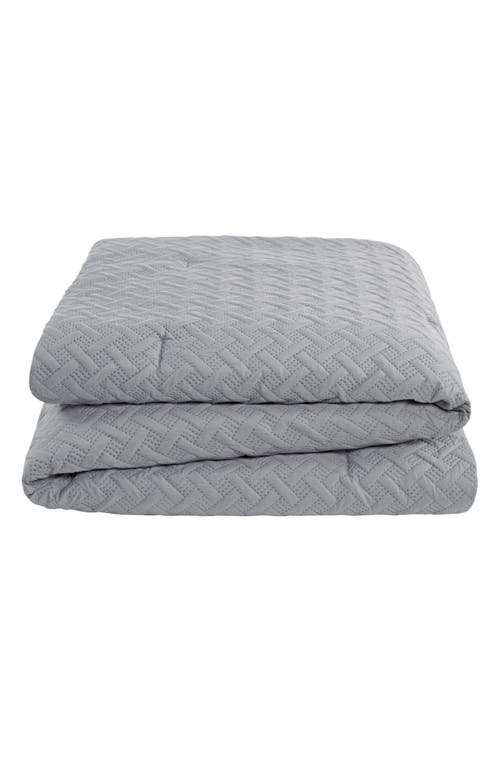 Vcny Home Nina Embossed Comforter Set In Grey
