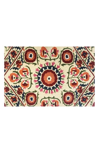 R16 Home Karina Cream Doormat In Cream Multi