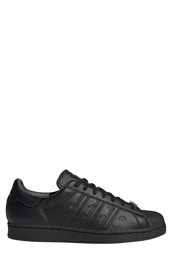 Adidas Originals Superstar Sneaker In Core Black/ Core Black