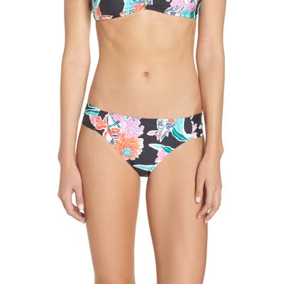 Trina Turk Shirred Floral Bikini Bottoms