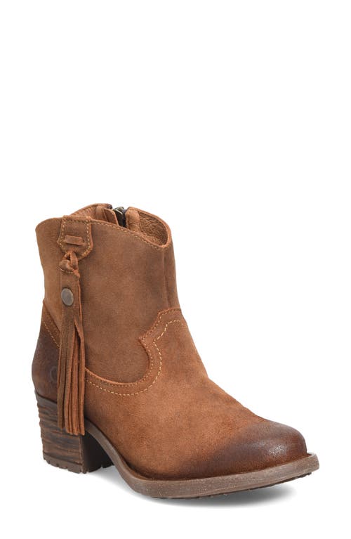 Alondra Bootie in Brown Distressed