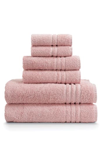 Ella Jayne Home Ella Jayne Face-hand-body 6-piece Towel Set In Rose