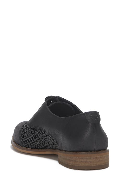 Shop Lucky Brand Elfie Oxford In Black Distress/woven