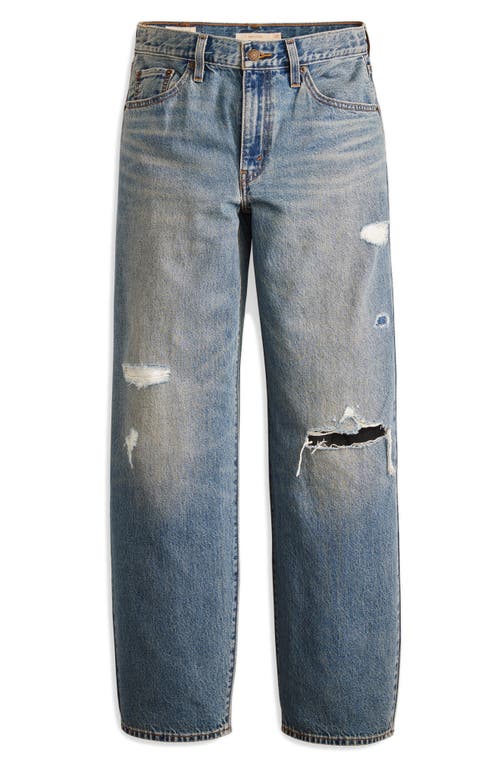 Shop Levi's Ripped Baggy Dad Jeans In She Said Why