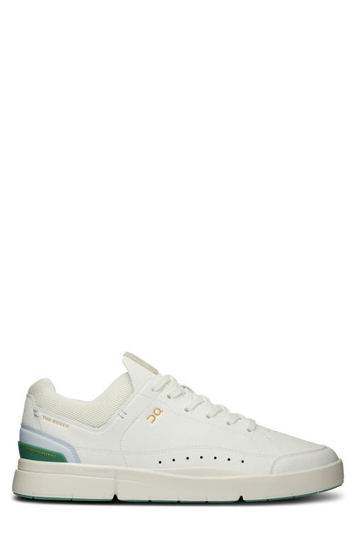 On The Roger Centre Court Tennis Sneaker In White/green