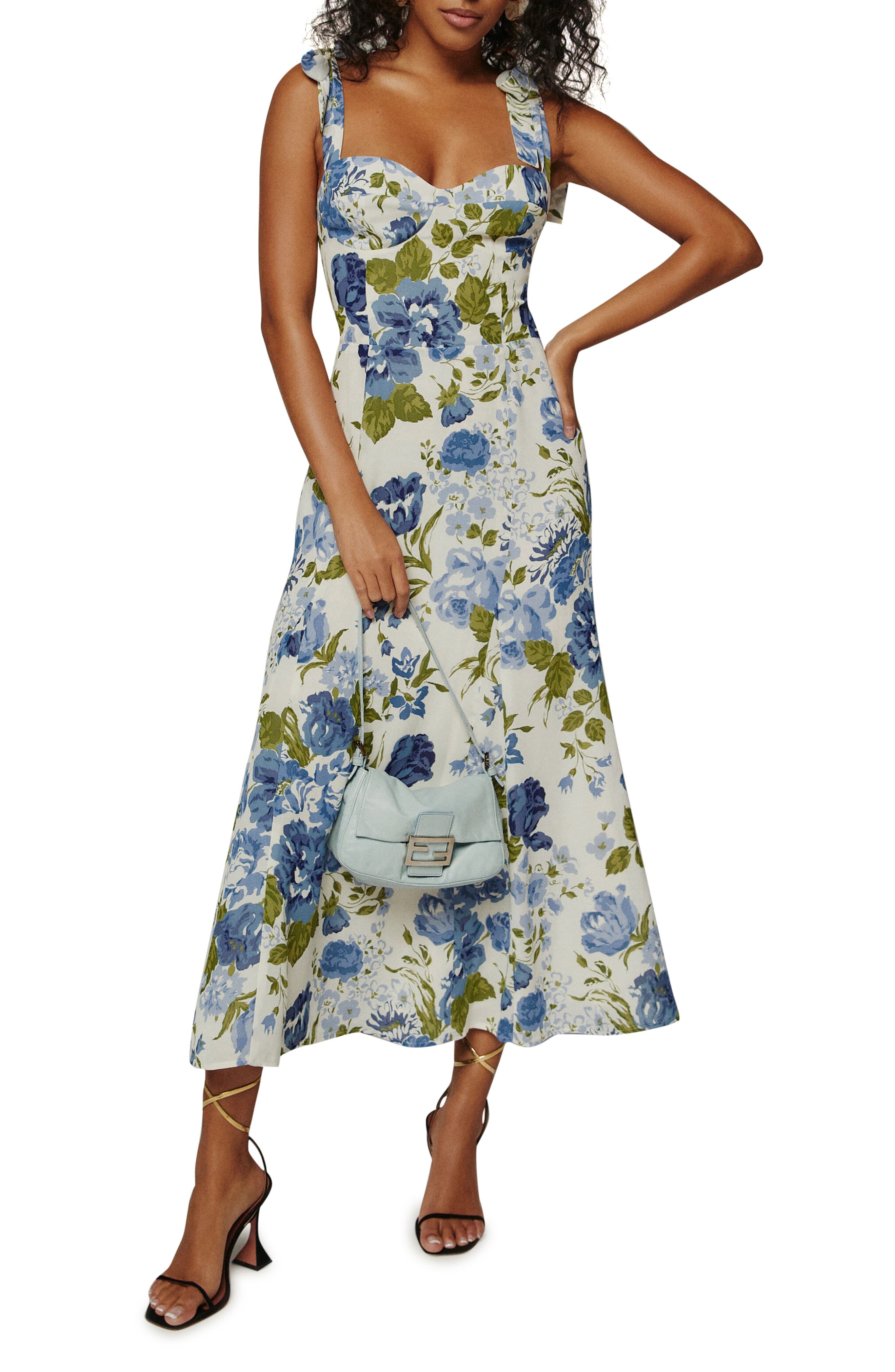 Reformation Nadira Tie Strap Dress 