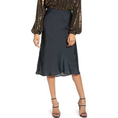 Leith Satin Midi Skirt