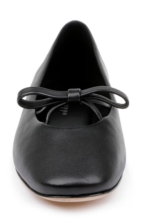 Shop Dee Ocleppo Dixon Mary Jane Ballet Flat In Black Leather