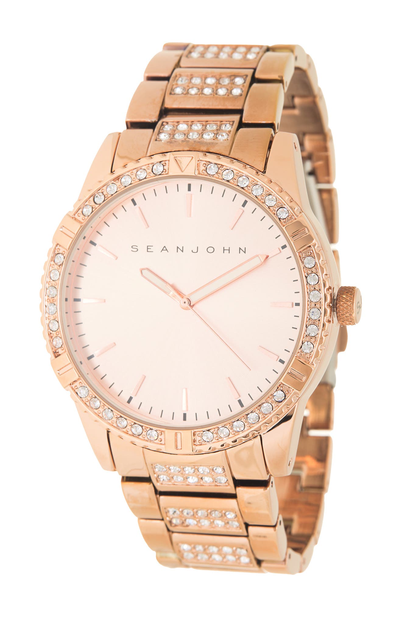 Sean Combs Men's Bracelet Watch & Bracelet Set In Rose Gold