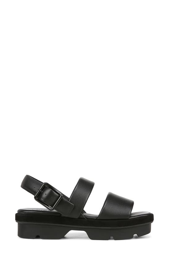 Shop Vince Bowie Lug Sandal In Black