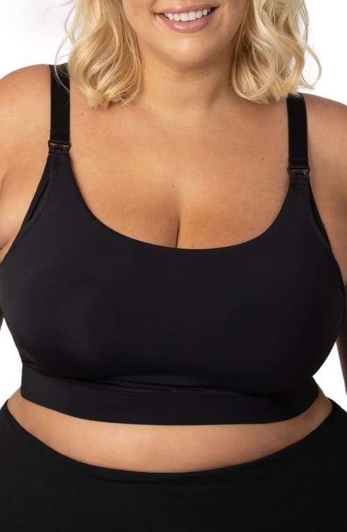 Kindred Bravely Toni Convertible Strap Nursing/Maternity Sports Bra in Black at Nordstrom, Size 1X-Busty