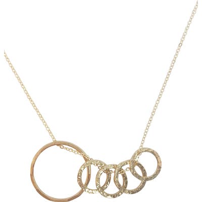 Nashelle Identity Mama & Child 5-Hoop Necklace