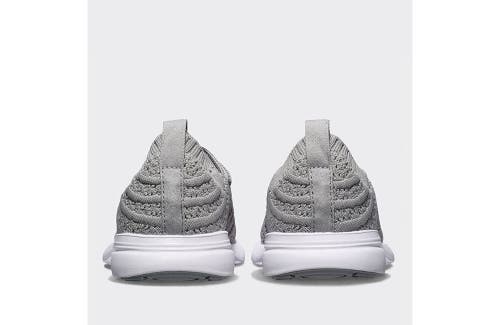 Apl Athletic Propulsion Labs Apl Kid's Techloom Wave Sneakers In Cement/white