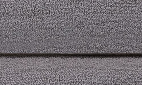 Brooks Brothers Double Face 8-piece Turkish Cotton Hand Towels In Grey/white