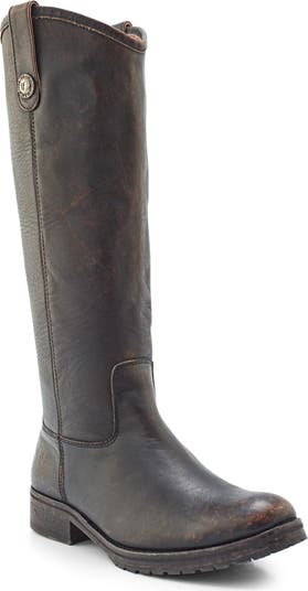 Frye melissa store lug boot smoke