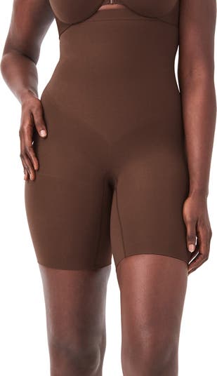 SPANX Slimplicity High Waist Mid-Thigh Shorts, - Depop
