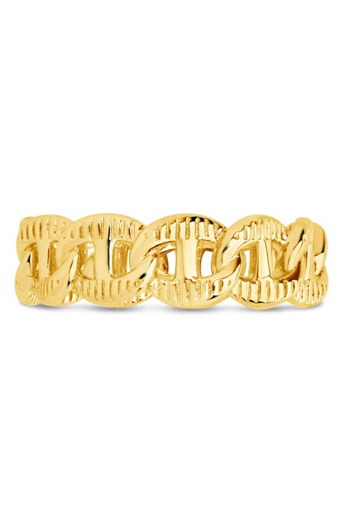 Shop Sterling Forever 14k Gold Plated Zola Chain Ring