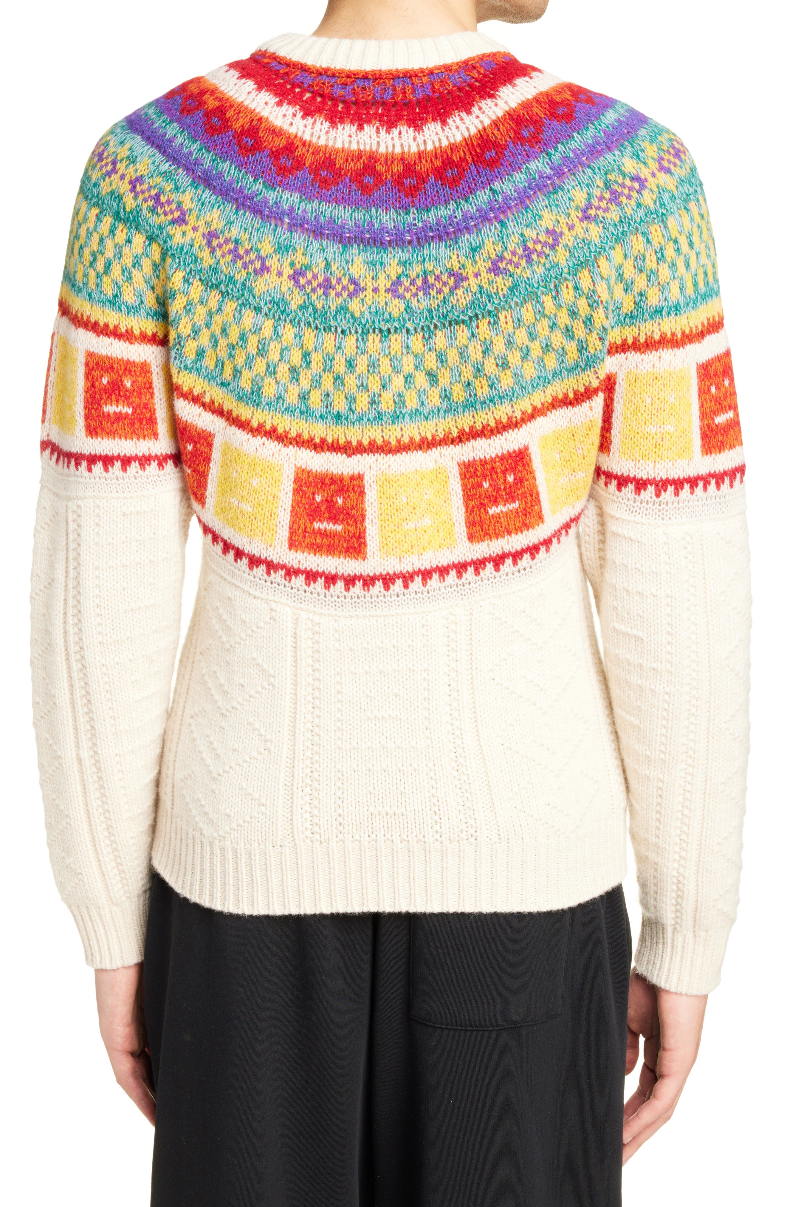 Acne Studios Fair Isle Wool Crewneck 