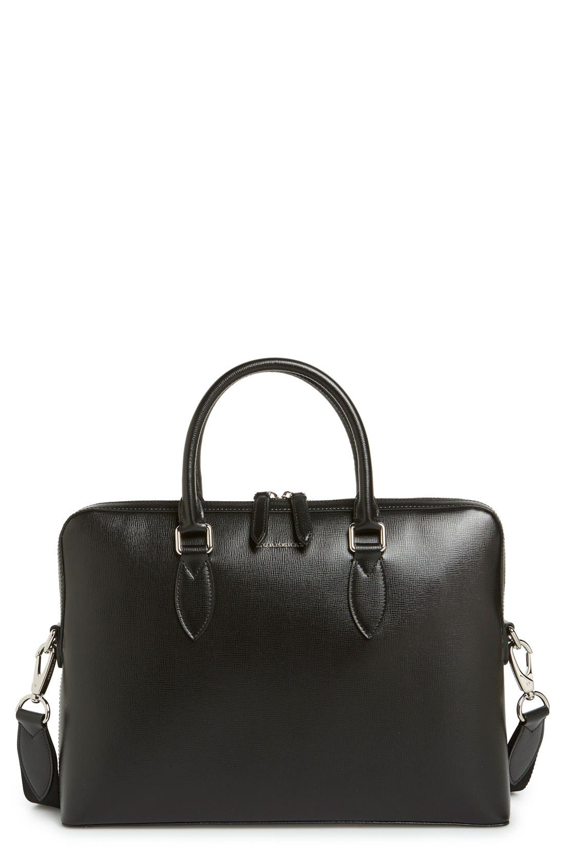 Burberry 'New London' Calfskin Leather Briefcase Nordstrom