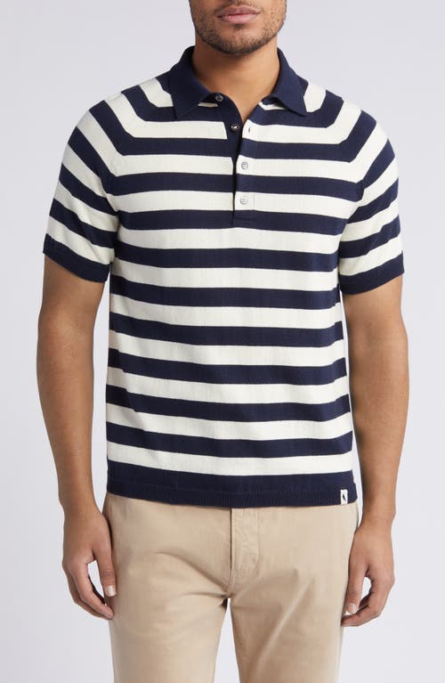 Rubgy Polo Sweater in Navy