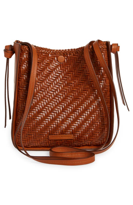 Mackenzie Brown Woven Leather Bag