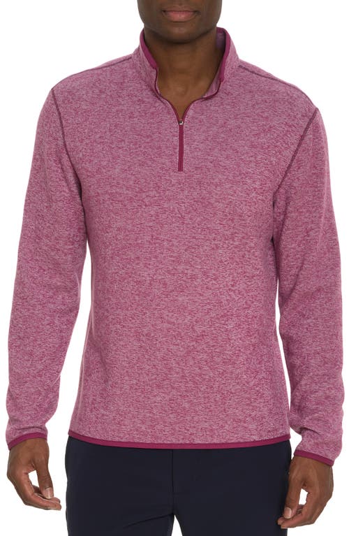 Robert Graham Cariso Heathered Quarter Zip Pullover at Nordstrom,