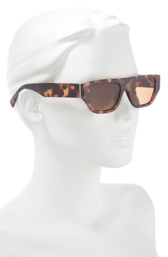 Shop Bp. Bold Flat Top Sunglasses In Tortoise