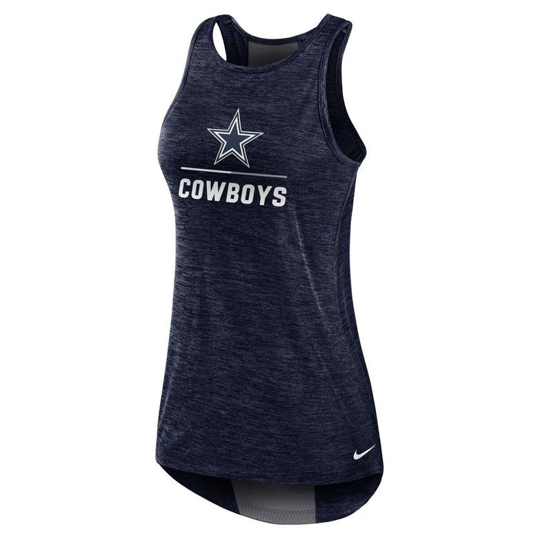 Men's Dallas Cowboys Nike Navy Cotton Core Performance Tank Top