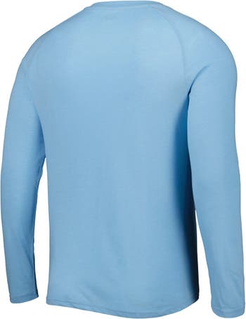 Concepts Sport Royal Toronto Blue Jays Inertia Raglan Long Sleeve Henley T-Shirt