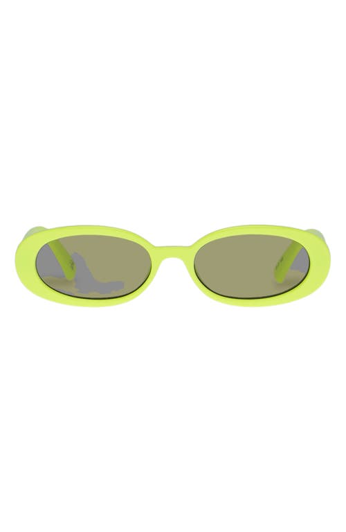 LE SPECS LE SPECS OUTTA LOVE 51MM OVAL SUNGLASSES
