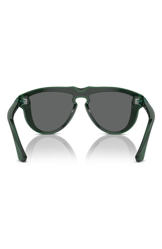 Shop Burberry 36mm Pilot Sunglasses In Green