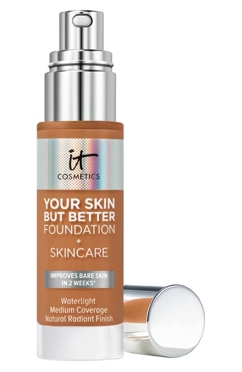IT Cosmetics Your Skin But Better Foundation + Skincare in Tan Warm 44