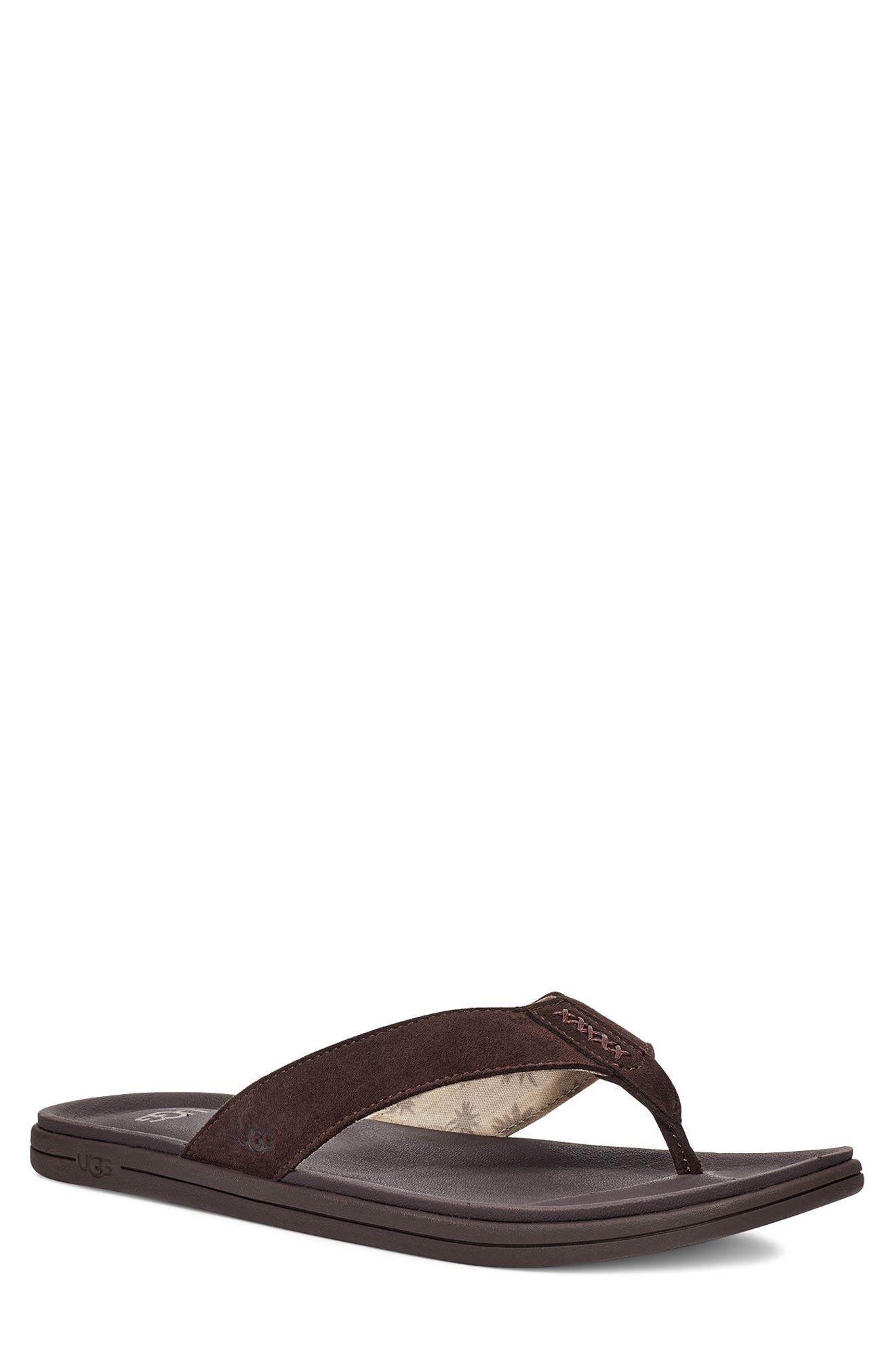 ugg suede flip flops