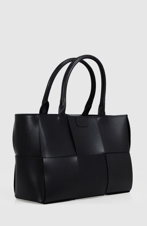 Belle & Bloom Long Way Home Woven Tote - Black
