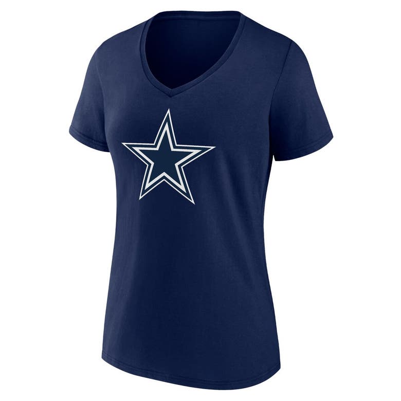 Shop Fanatics Branded Navy Dallas Cowboys Mother's Day V-neck T-shirt