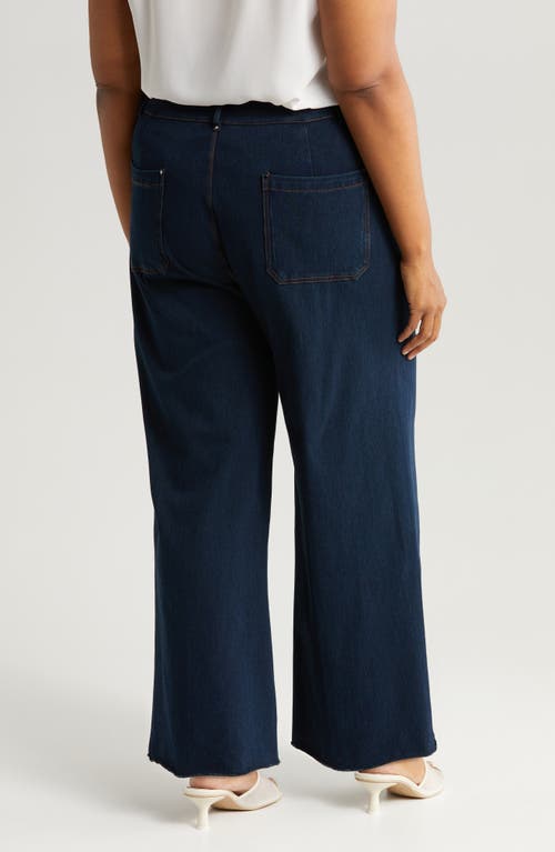 Lyssé Erin High Waist Wide Leg Pants In Midwash