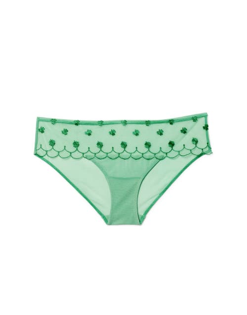 Adore Me Bettie Hipster Panties In Medium Green